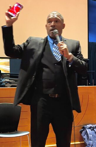 Judge tells students of struggles he overcame